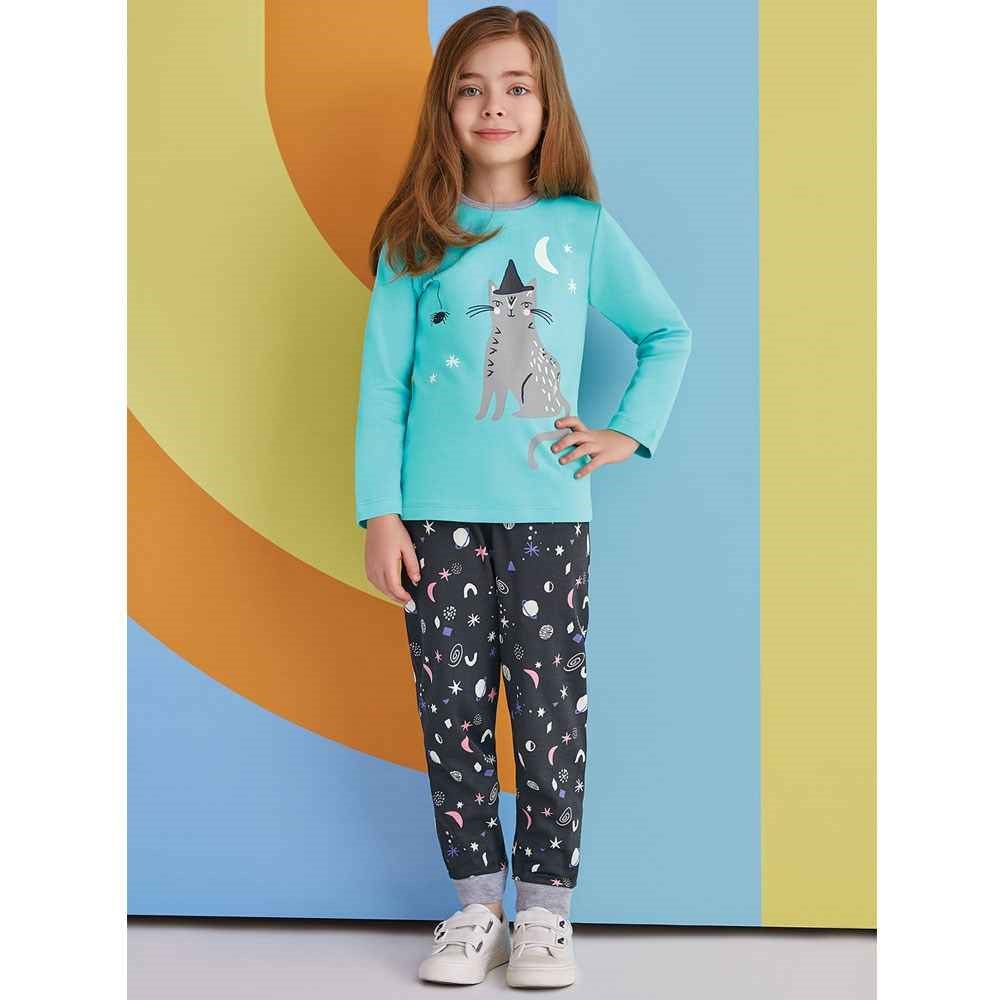 Roly Poly Çocuk Pijama Takımı RP1358 Mint