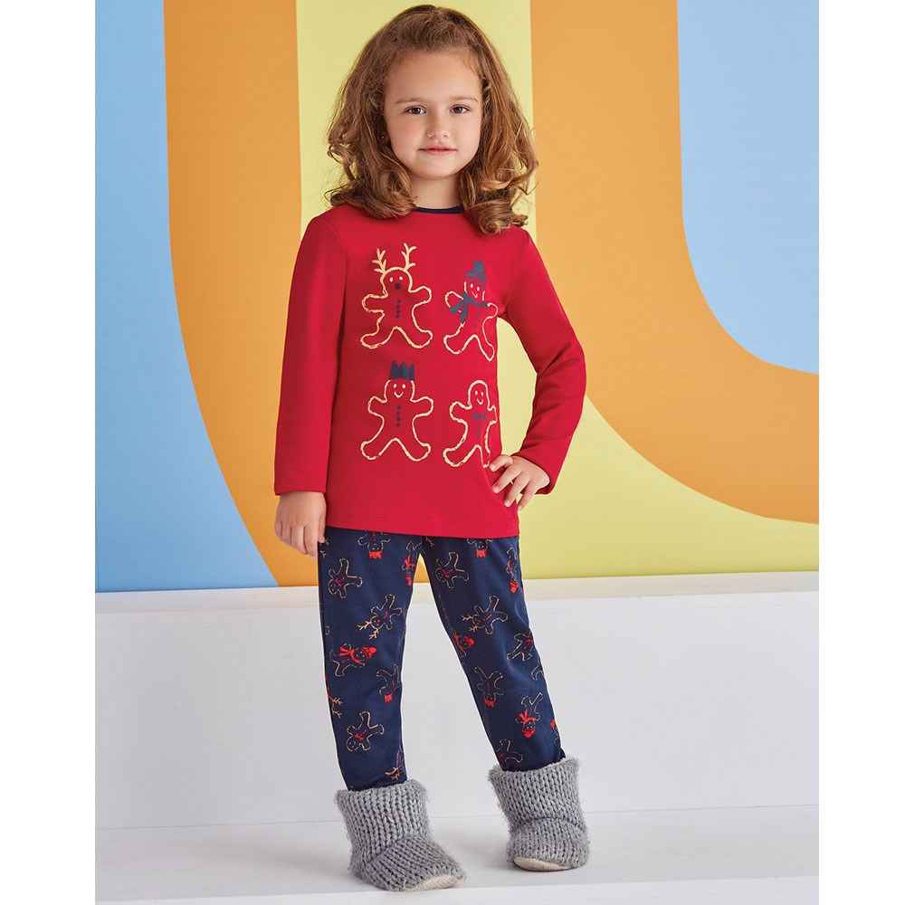 Roly Poly Çocuk Pijama Takımı RP1359 Kırmızı