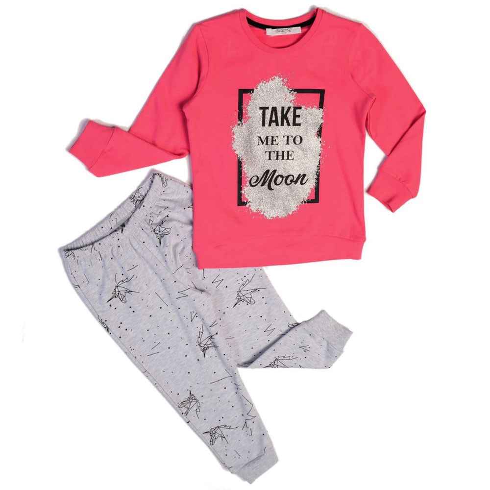 Roly Poly Çocuk Eşofman Takımı RP1395 Nar Çiçeği