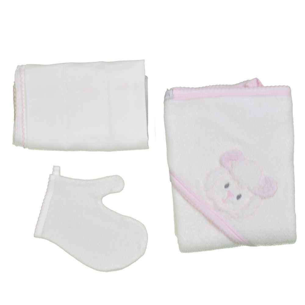 Andywawa Towel 3'lü Havlu Seti AC9174 Pembe