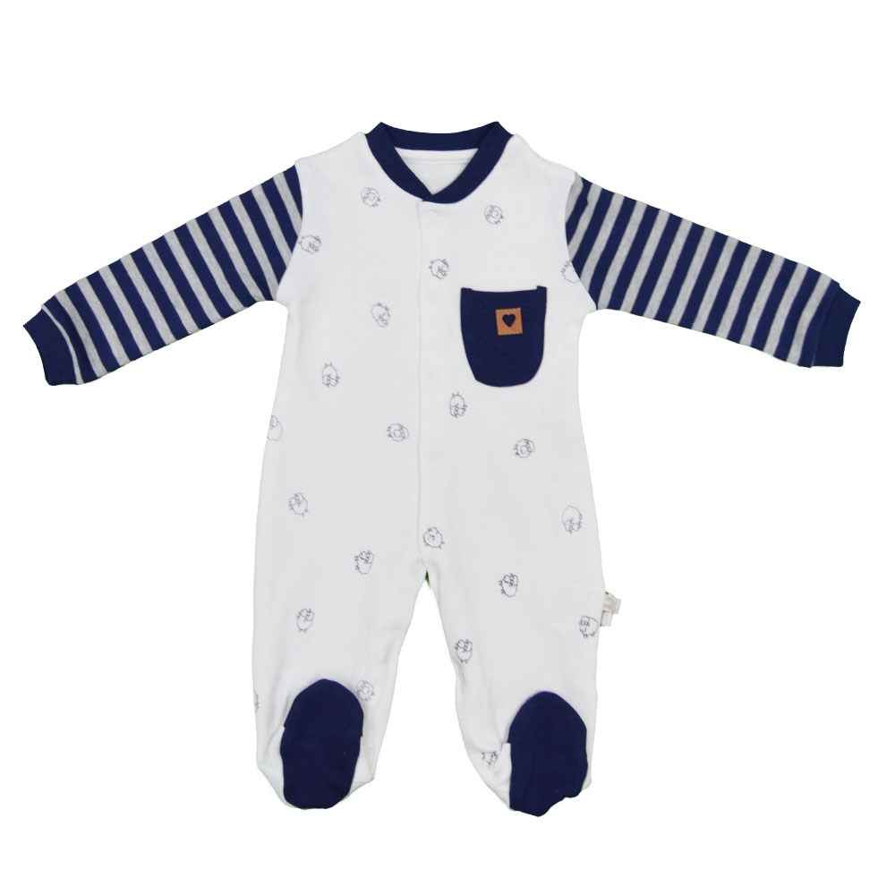 Mymio Patikli Bebek Tulumu 9260 Lacivert