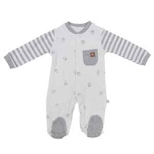 Mymio Patikli Bebek Tulumu 9260 Gri
