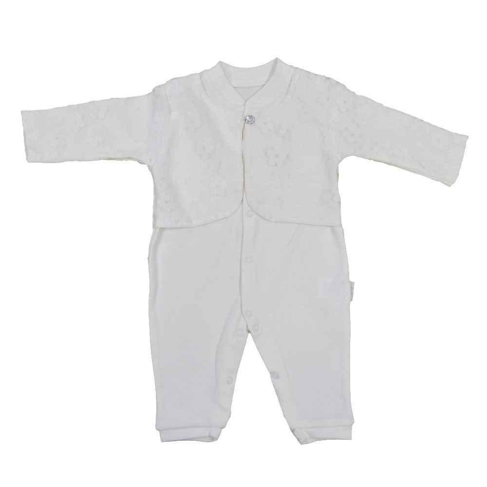 Babybal Patiksiz Bebek Tulumu 1065 Krem