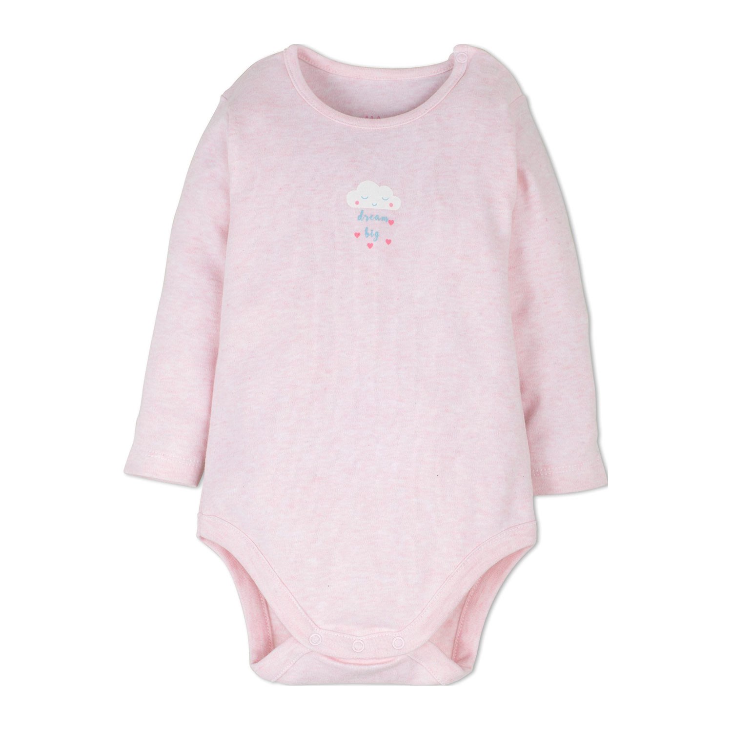 İdil Baby Uzun Kollu Bebek Body 11599 Pembe