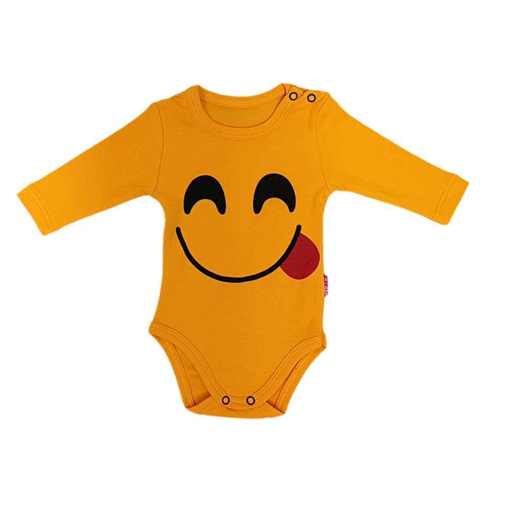 Baby Lullaby Emoji Bebek Body 1220 Turuncu