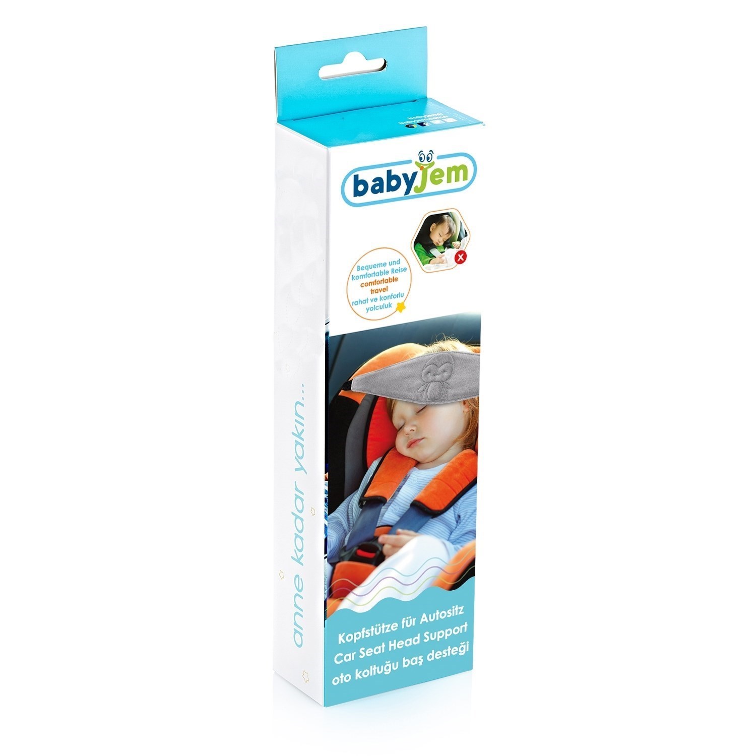 Babyjem Oto Koltuğu Baş Desteği 517 Gri
