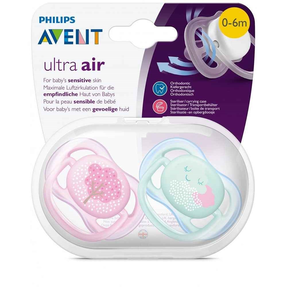 Philips Avent Ultra Air Emzik Desenli 0-6 ay SCF343/20 Desenli