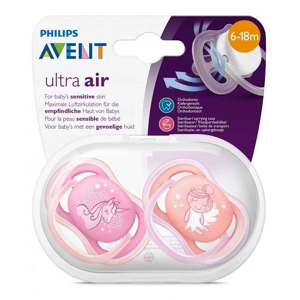 Philips Avent Ultra Air Emzik Desenli 6-18 ay SCF345/22 Desenli