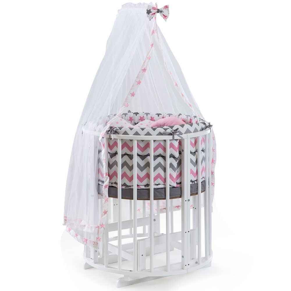 Bambidoo Play Beşik 70x70cm Beyaz Pembe