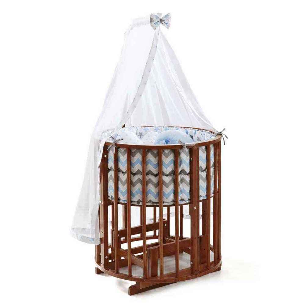 Bambidoo Play Beşik 70x70cm Ceviz Mavi