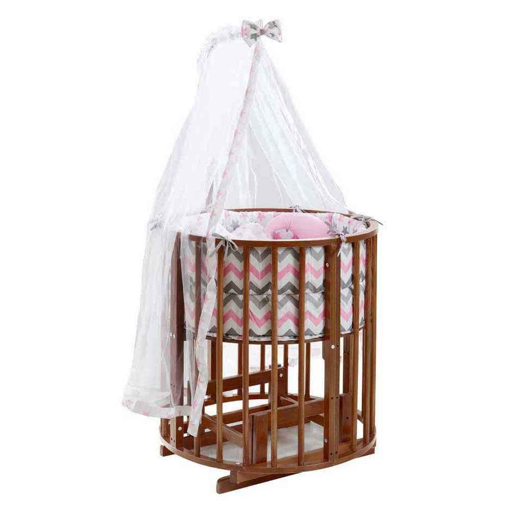 Bambidoo Play Beşik 70x70cm Ceviz Pembe