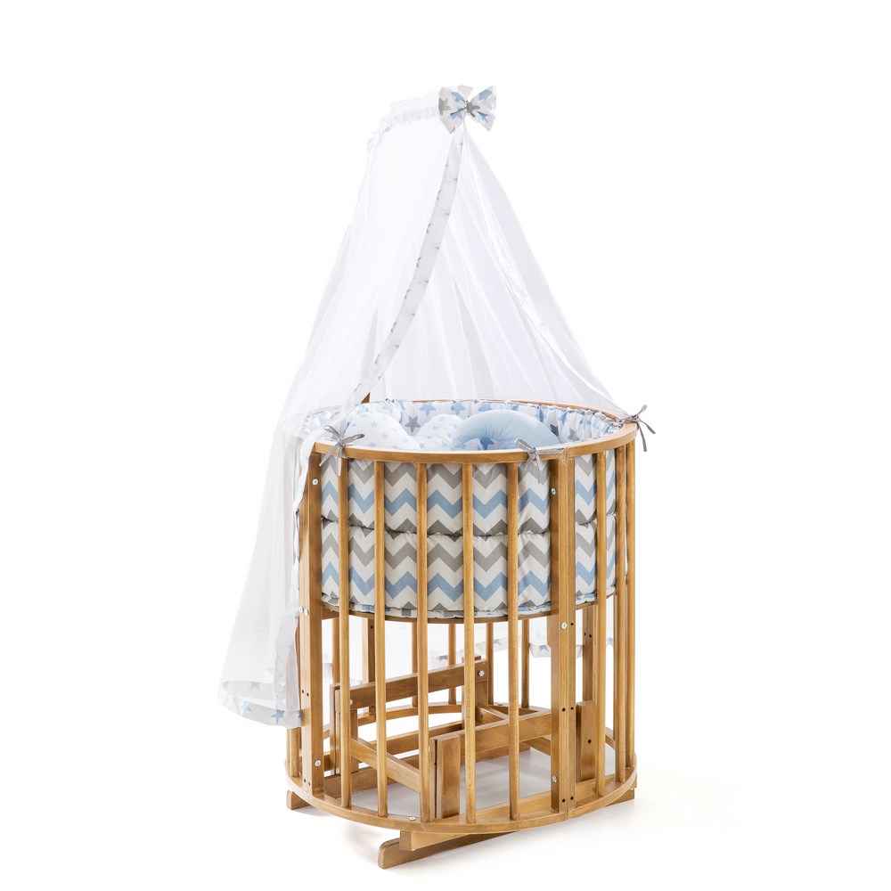 Bambidoo Play Beşik 70x70cm Doğal Mavi