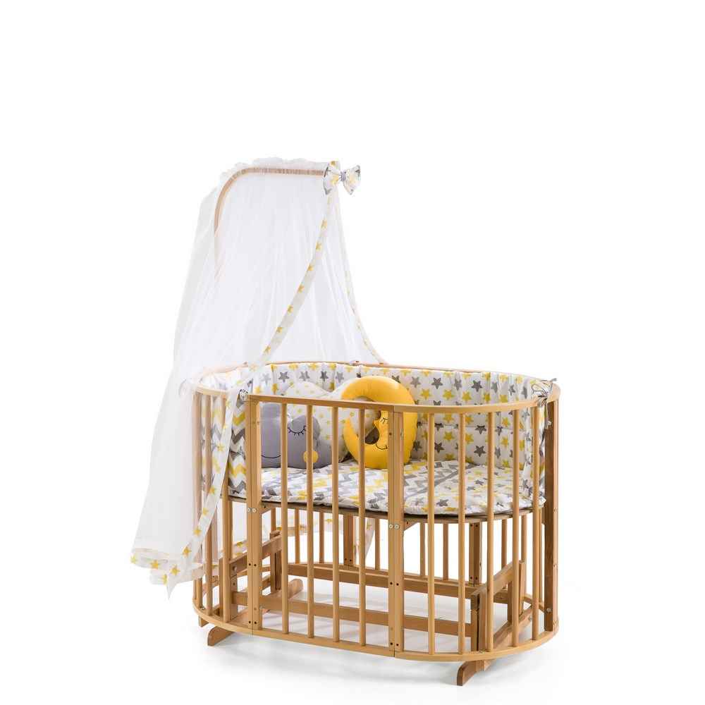 Bambidoo Play Beşik Elips 70x120cm Doğal Sarı