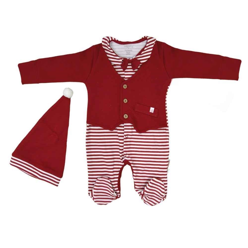 Andywawa Snow Man Bebek Tulumu AC9059 Bordo