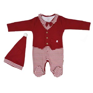 Andywawa Snow Man Bebek Tulumu AC9059 Bordo