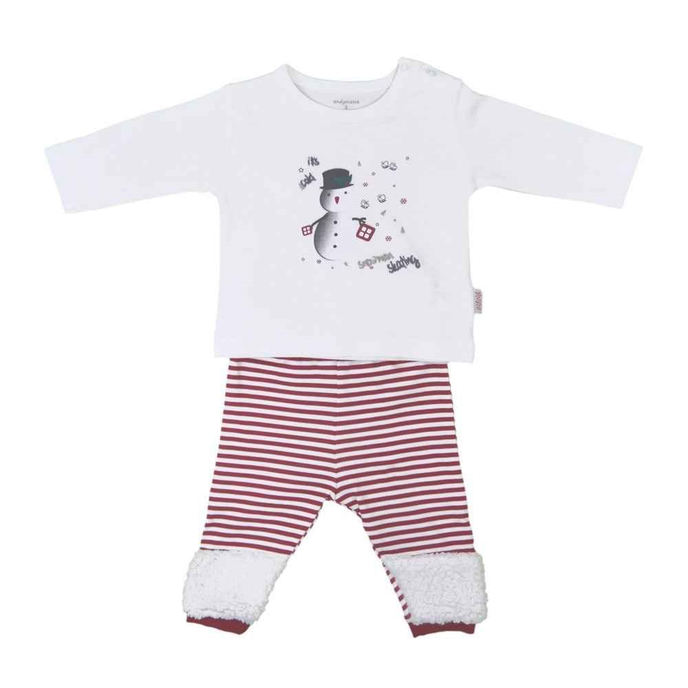 Andywawa Snow Man 2li Bebek Takımı AC9054 Bordo