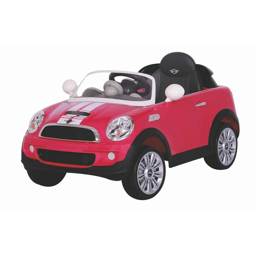 Rollplay Mini Cooper S Coupe Akülü Araba 12 V W456QHT4 Pembe
