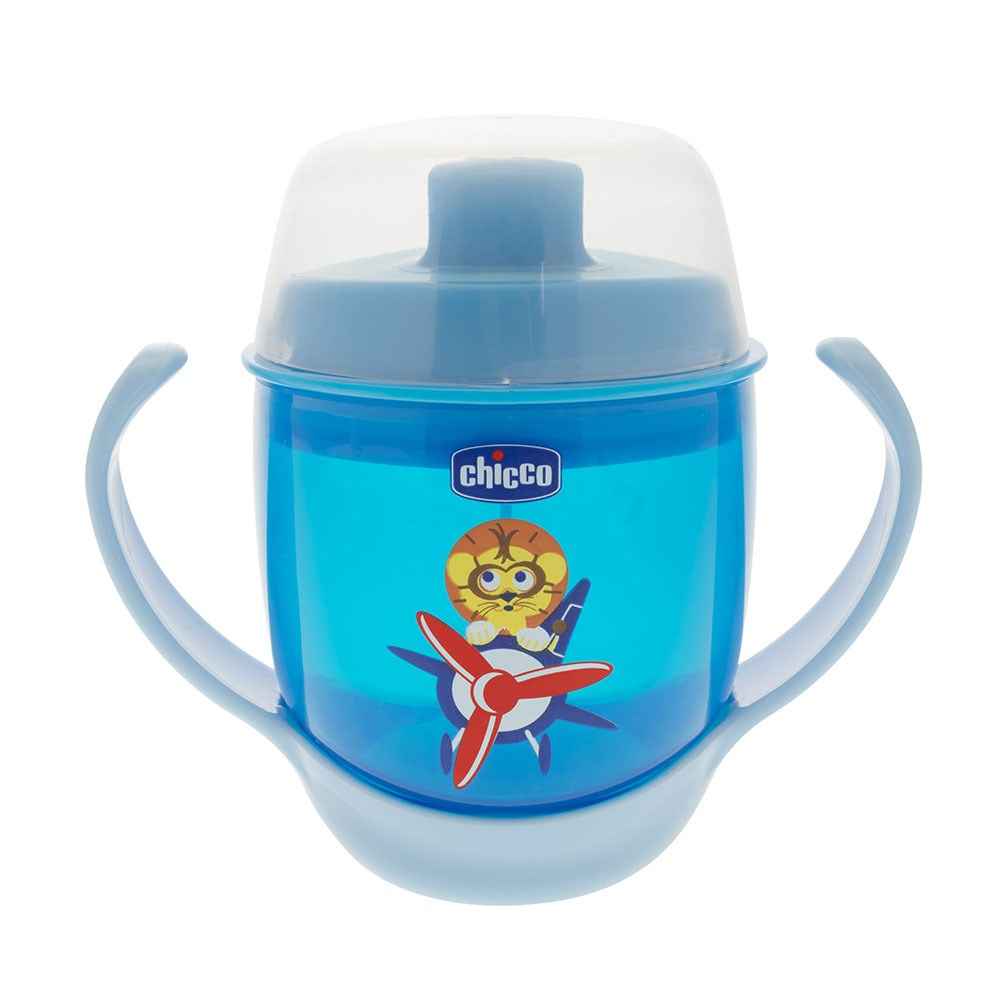 Chicco Bebek Mama Bardağı 180 ml 12+ Ay Mavi