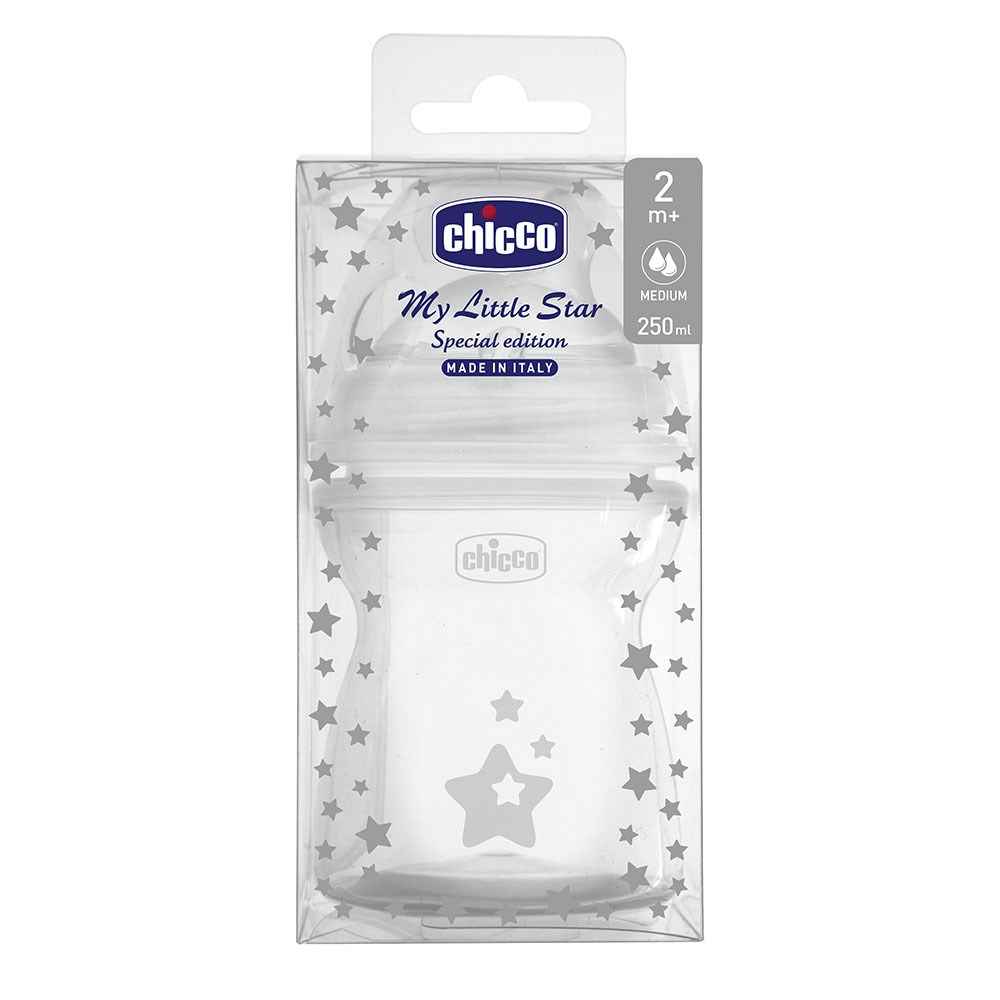 Chicco PP Özel Star Bebek Biberonu 250 ML 2 Ay+ 
