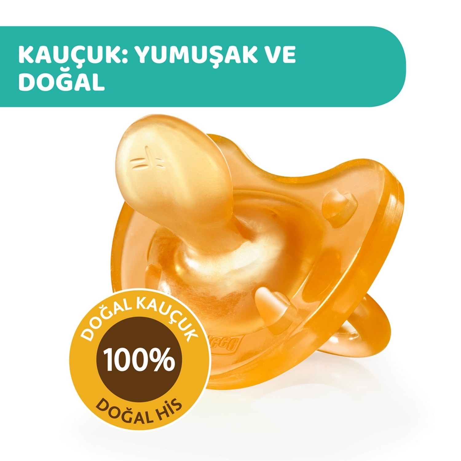 Chicco Physio Soft Kauçuk Tekli Bebek Emzik 16-36 Ay 