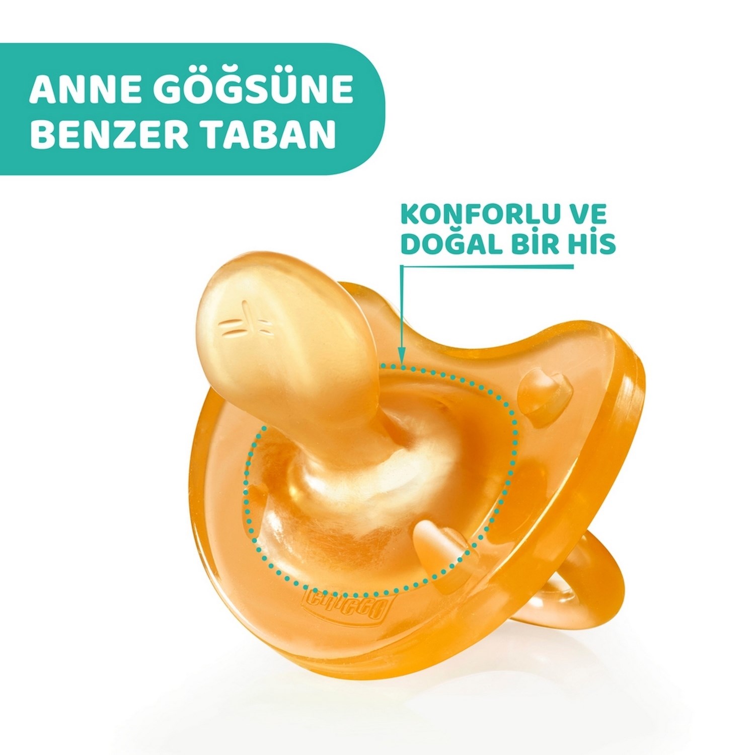 Chicco Physio Soft Kauçuk Tekli Bebek Emzik 16-36 Ay 