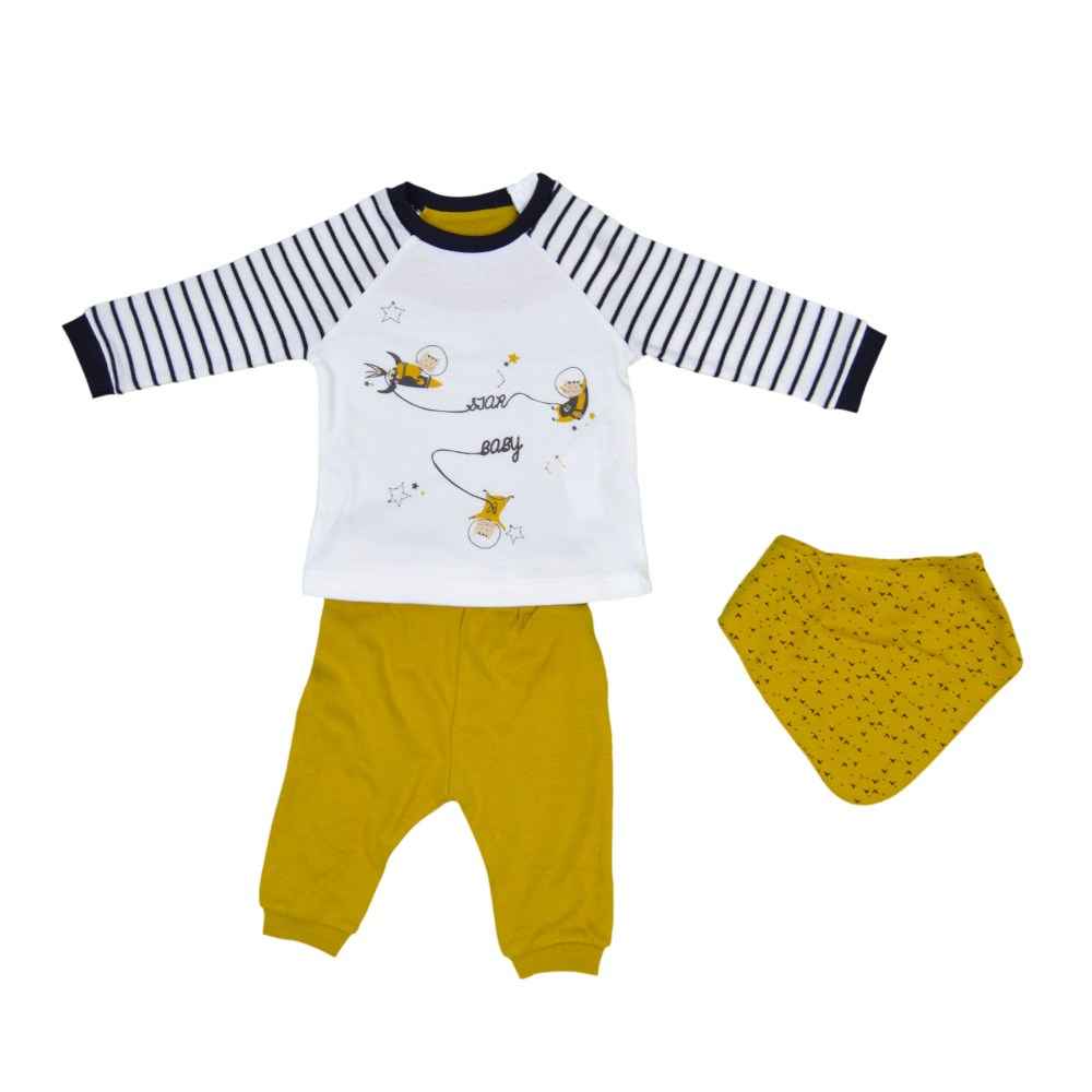 İdil Baby 3'lü Bebek Takımı 11104 Hardal