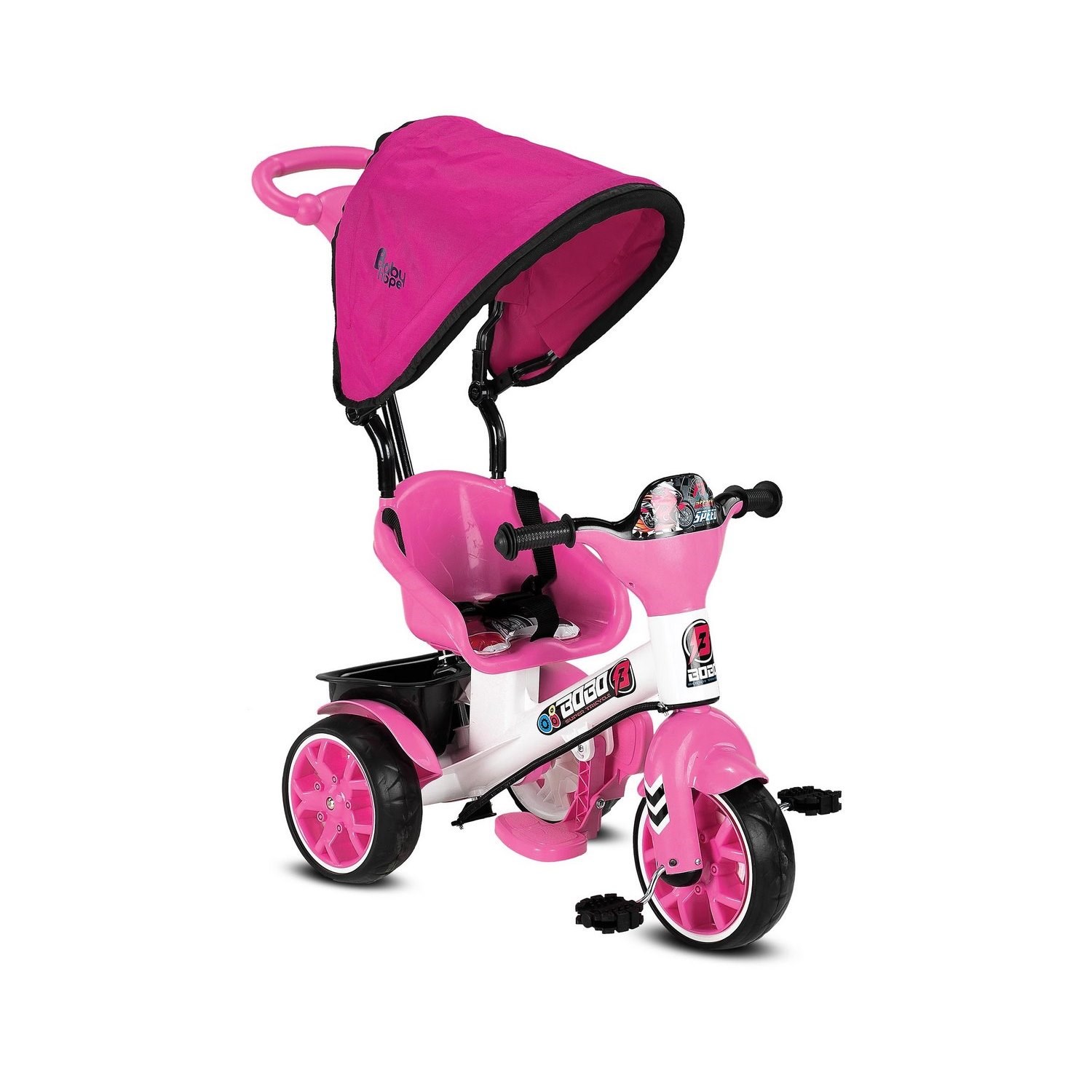 Babyhope Bobo Speed Bisiklet 121 Pembe