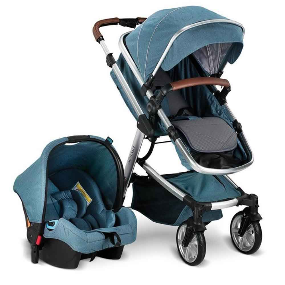 Babyhope Santana Travel Bebek Arabası Bh-3025 Mavi