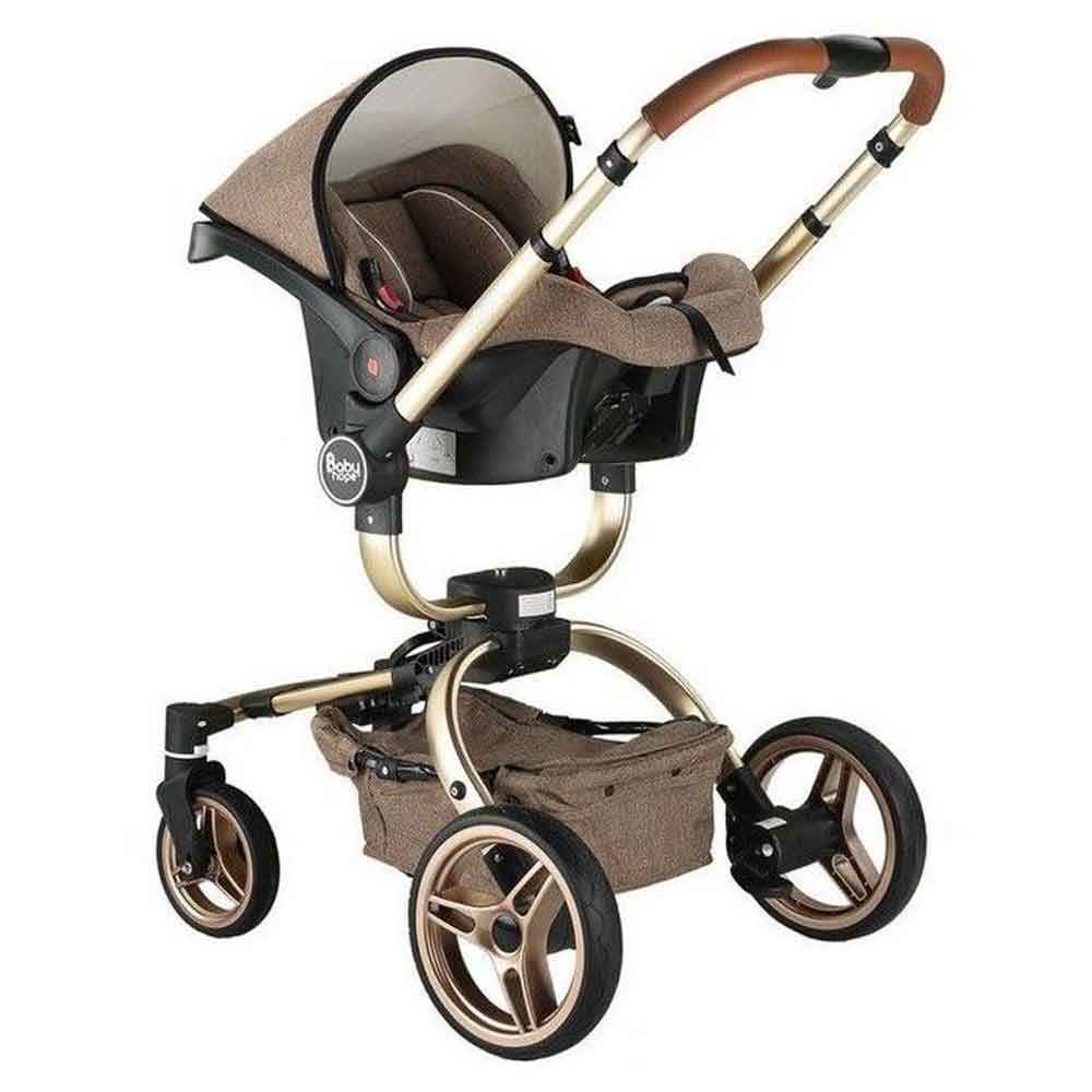 Babyhope Turner 360 Travel Bebek Arabası BH-3005 Füme