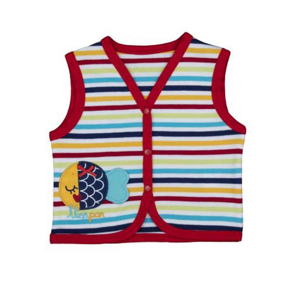 Bebepan Mrs.Fish Bebek Yeleği 1745 Ringel