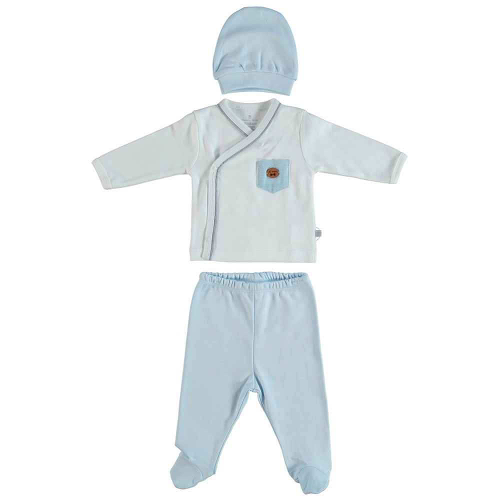 Bibaby Bi Man 3Lü Zıbın 73113 Mavi