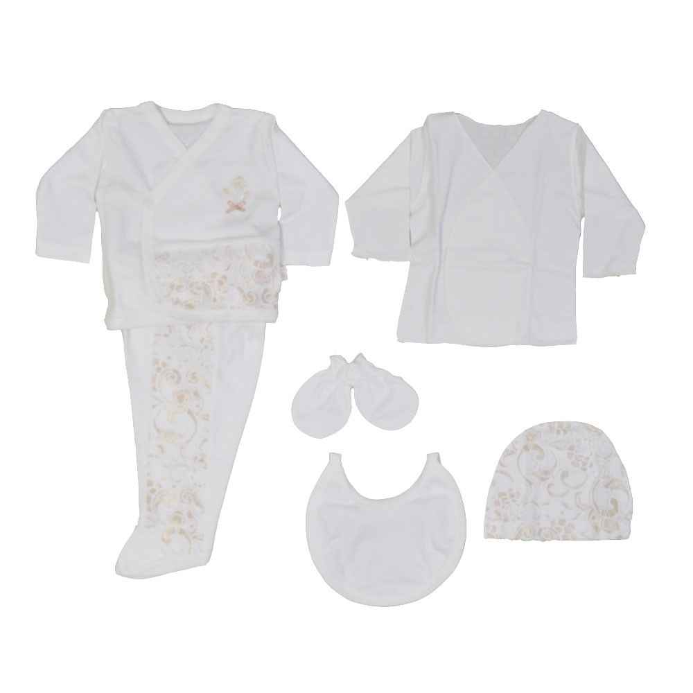 Bebetto Lovely Missy Hastane Çıkışı 6lı Set Z484 Bej