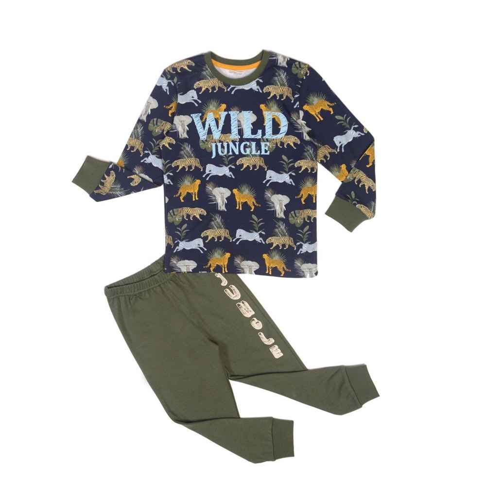 Roly Poly Erkek Çocuk Pijama Takımı RP1306-5 Lacivert