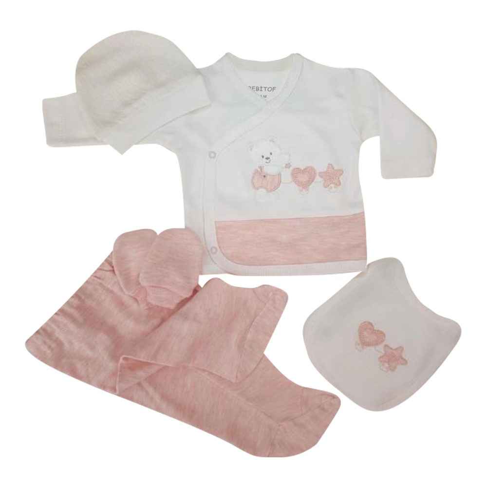Bebitof Hastane Çıkışı 5li Set 906 Pembe