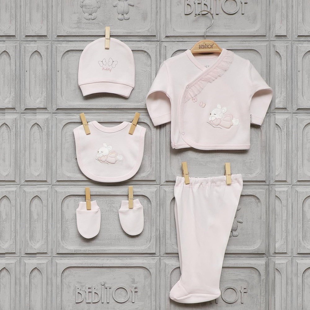Bebitof Hastane Çıkışı 5li Set 920 Pembe