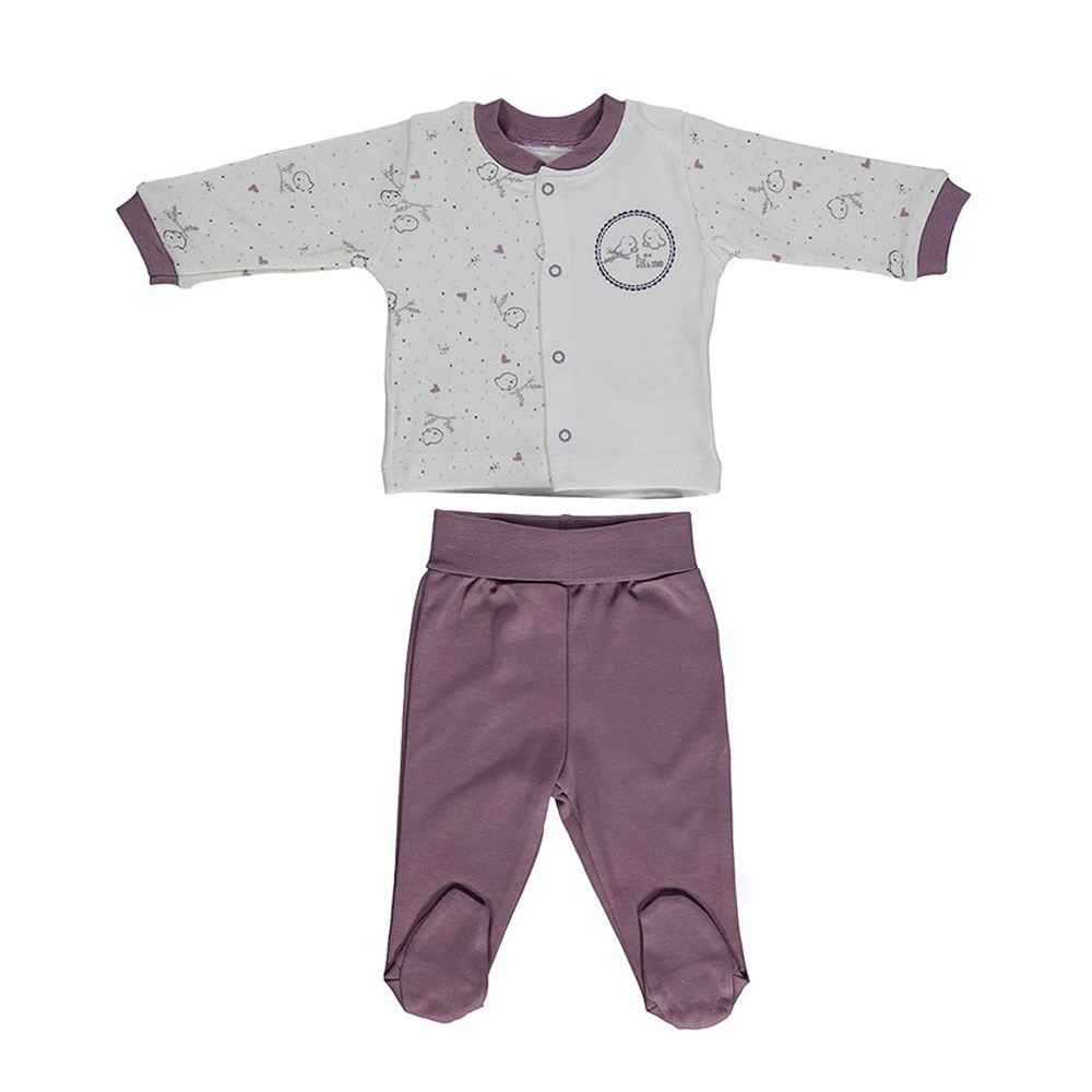 Bebetto Penye Pijama Takımı F984 Mürdüm