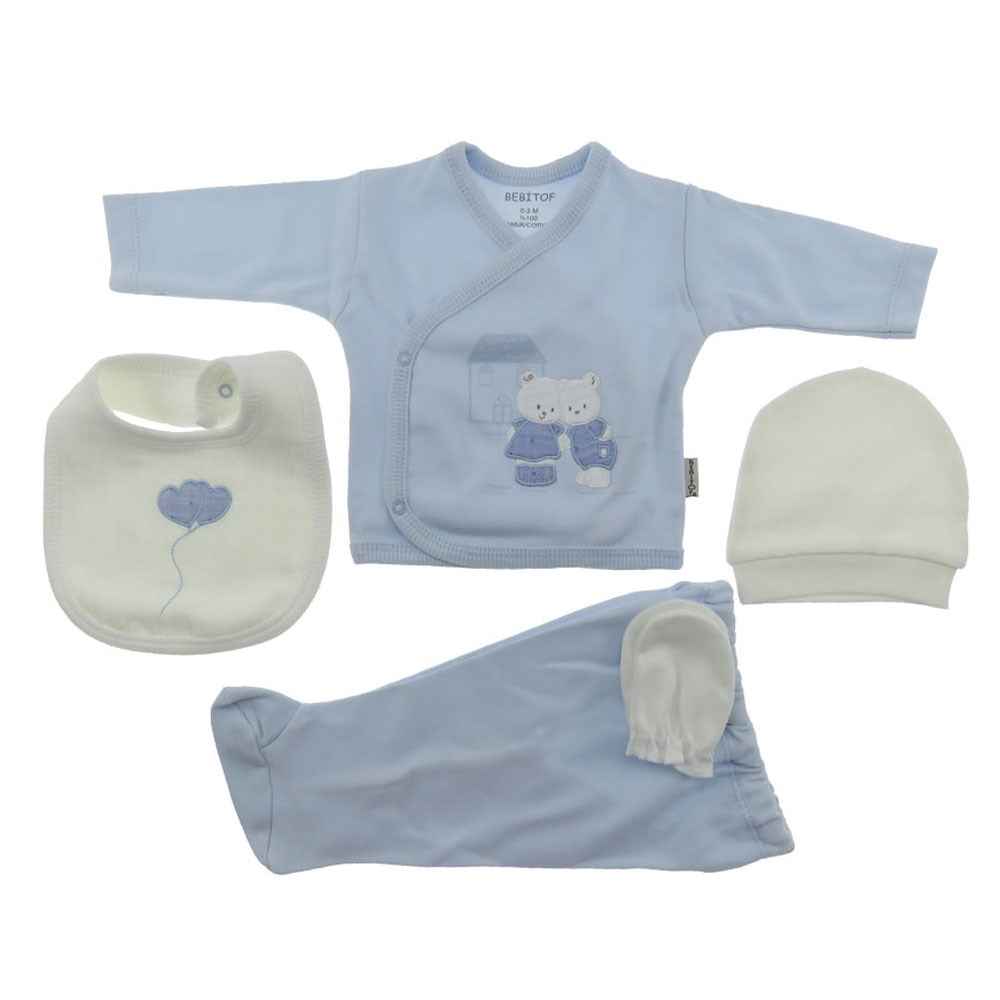 Bebitof Hastane Çıkışı 5li Set 916 Mavi