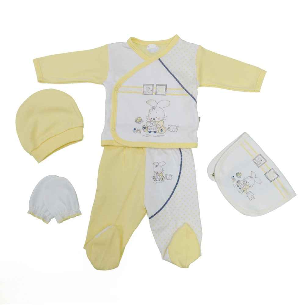 Bebitof Hastane Çıkışı 5li Set 784 Sarı