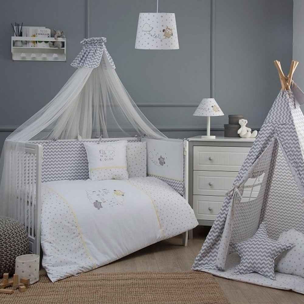 Funna Baby Owlet 7 Parça Uyku Seti 70x130cm 9565 