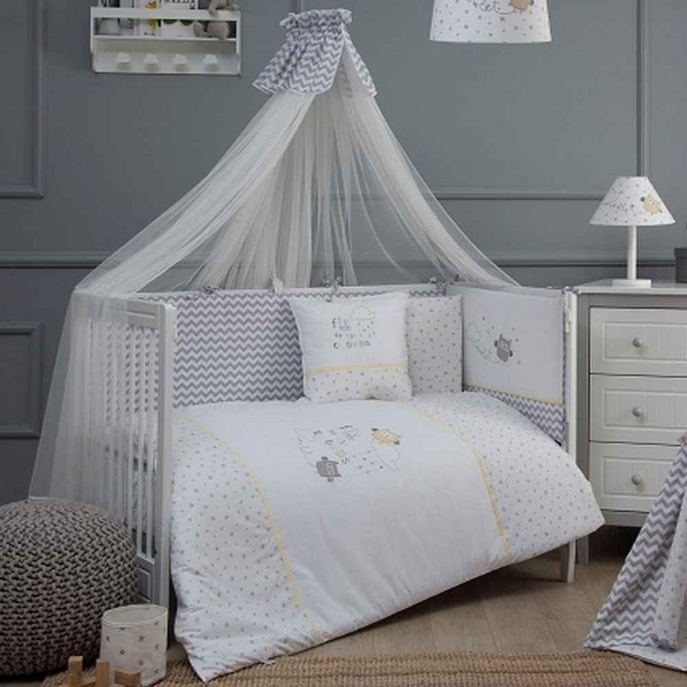 Funna Baby Owlet 7 Parça Uyku Seti 60x120cm 9567 