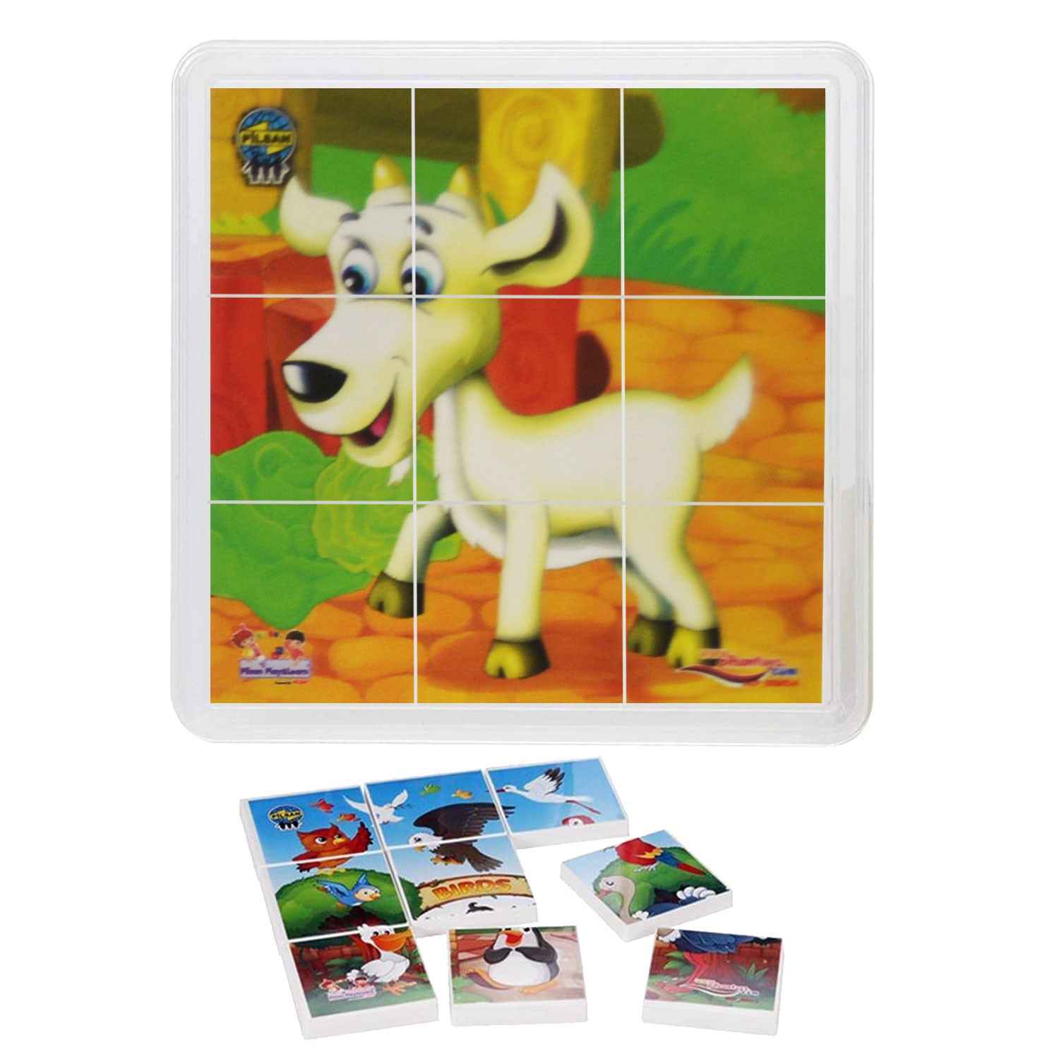 Pilsan Animal Puzzle Set 03-355 Beyaz