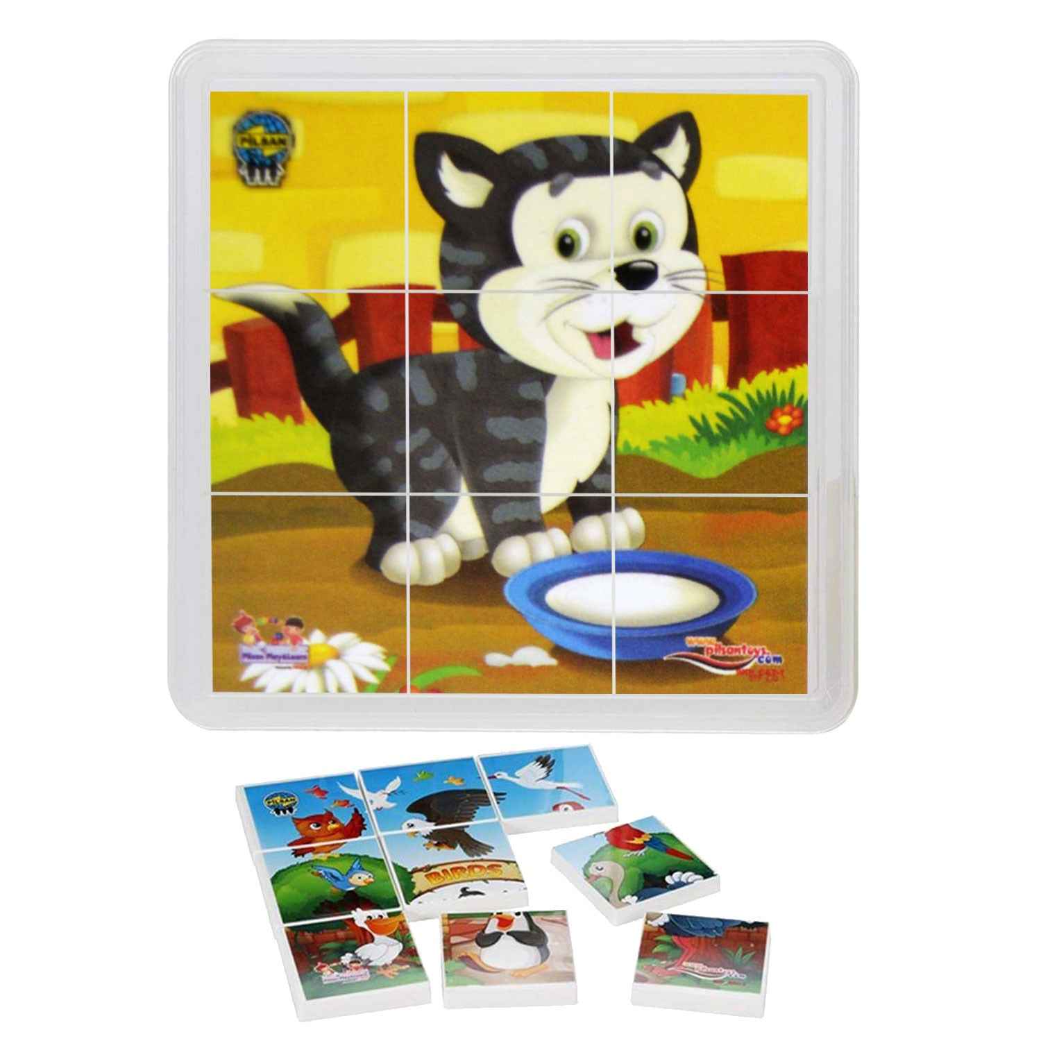 Pilsan Animal Puzzle Set 03-355 Gri