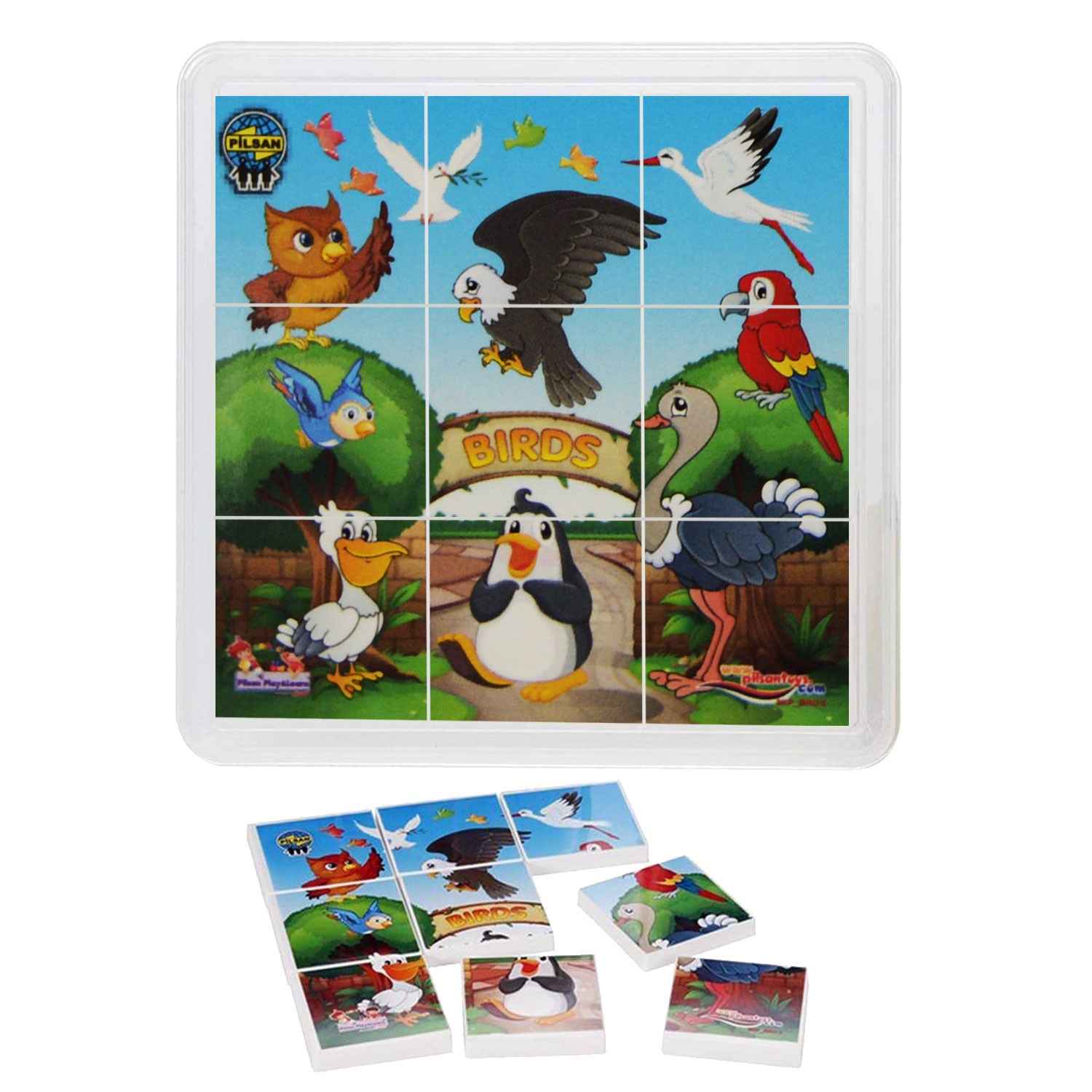 Pilsan Animal Puzzle Set 03-355 Kırmızı