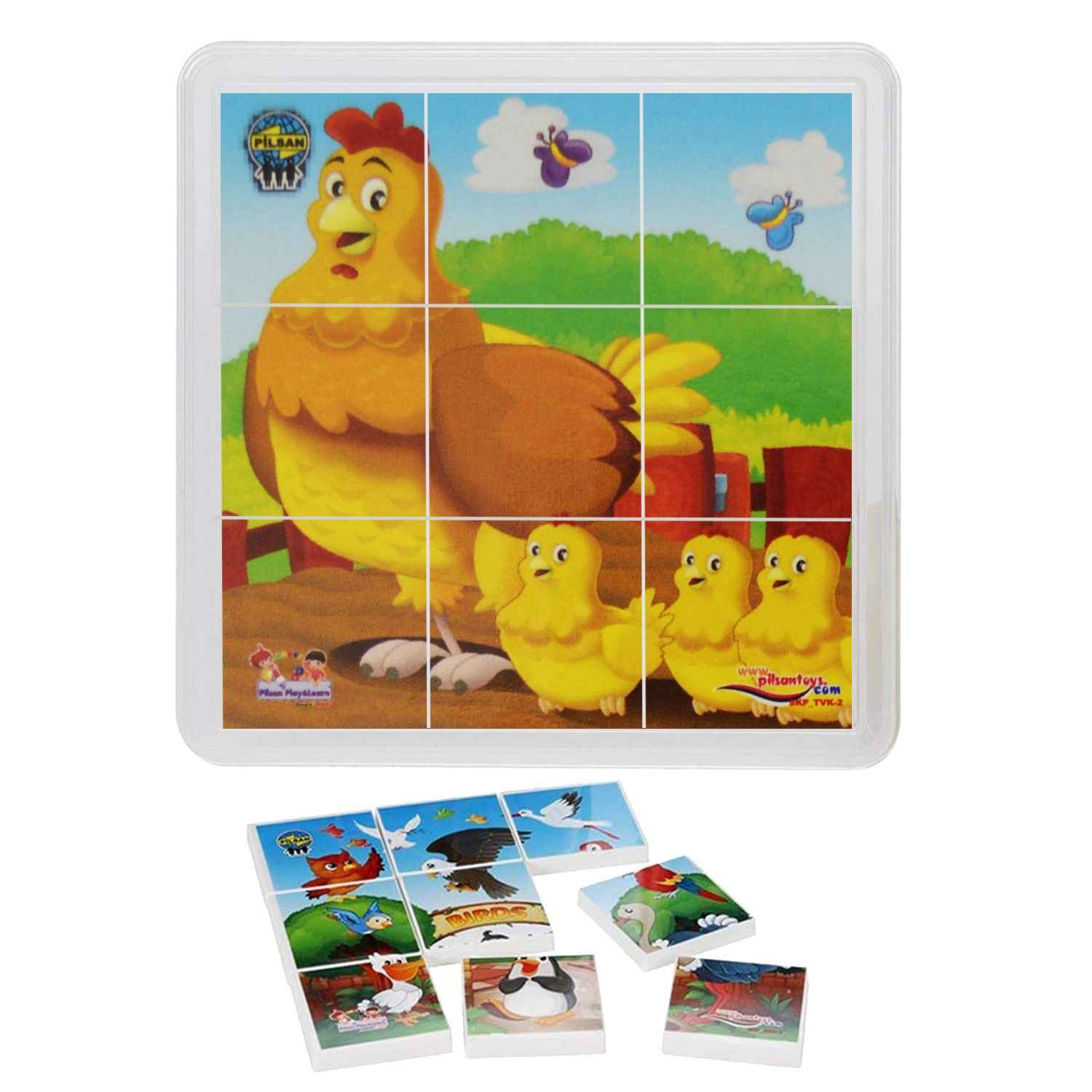 Pilsan Animal Puzzle Set 03-355 Turuncu