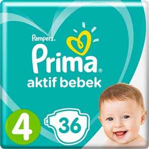Prima Bebek Bezi Aktif Bebek Maxi 4 Beden 36 Adet 