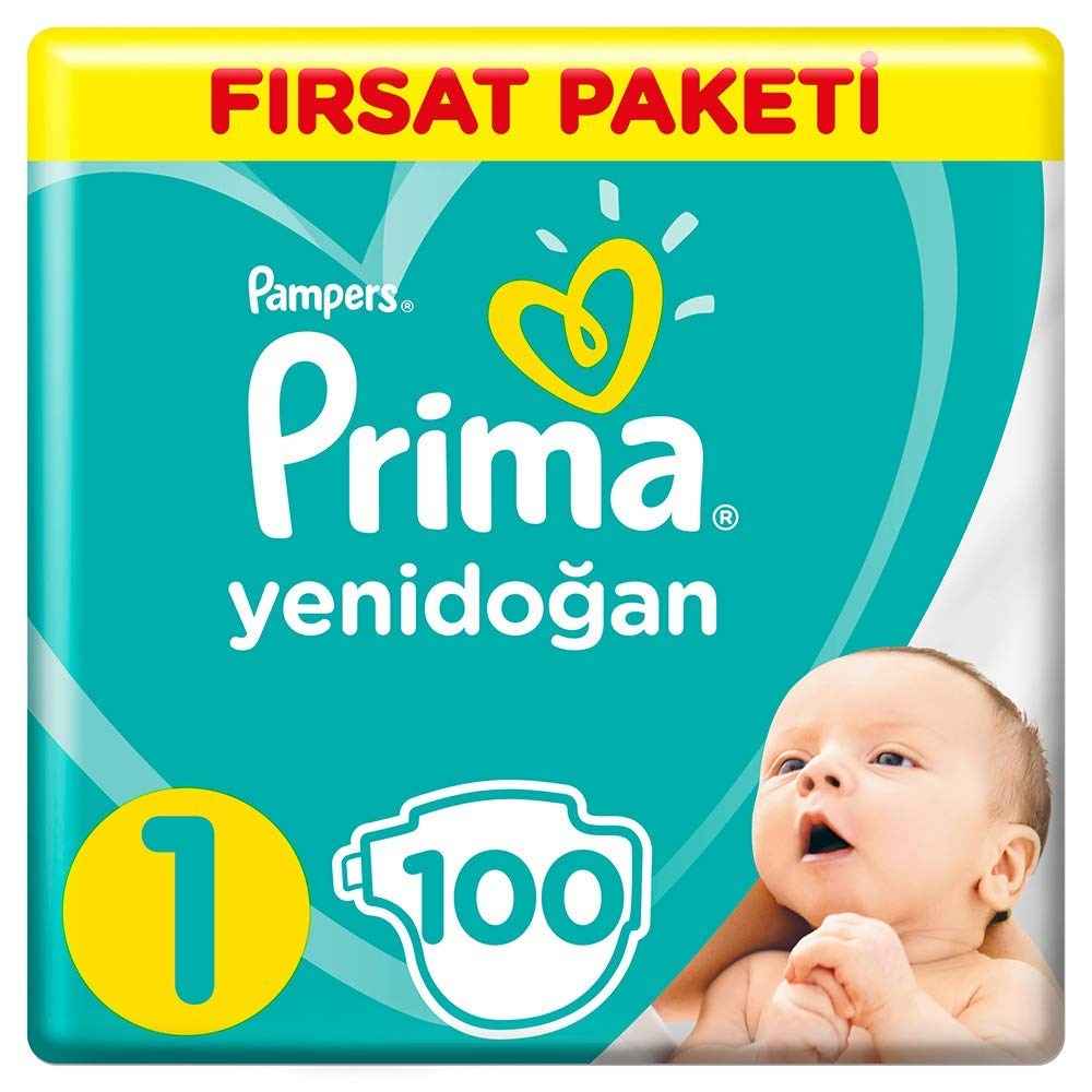 Prima Bebek Bezi Yenidoğan Fırsat Paket 1 Beden100 Adet 