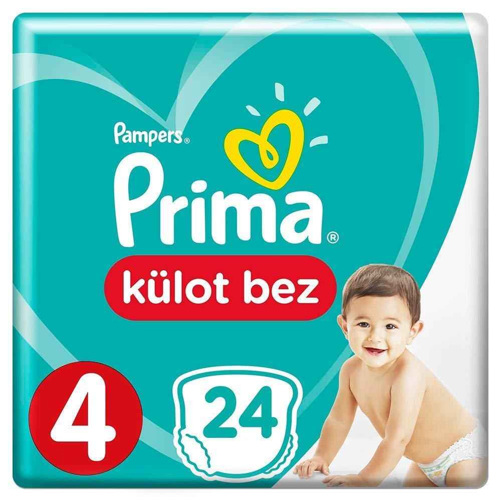 Prima Külot Bebek Bezi 4 Beden Maxi Tekli Paket 24 Adet 
