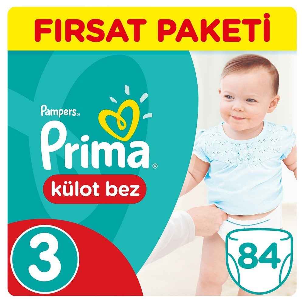 Prima Külot Bebek Bezi Fırsat Paketi Midi 3 Beden 6-11 Kg 84 adet 