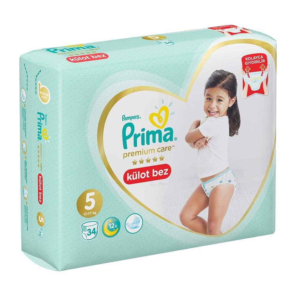 Prima Premium Care Külot Bebek Bezi 5 Beden 34 Adet 