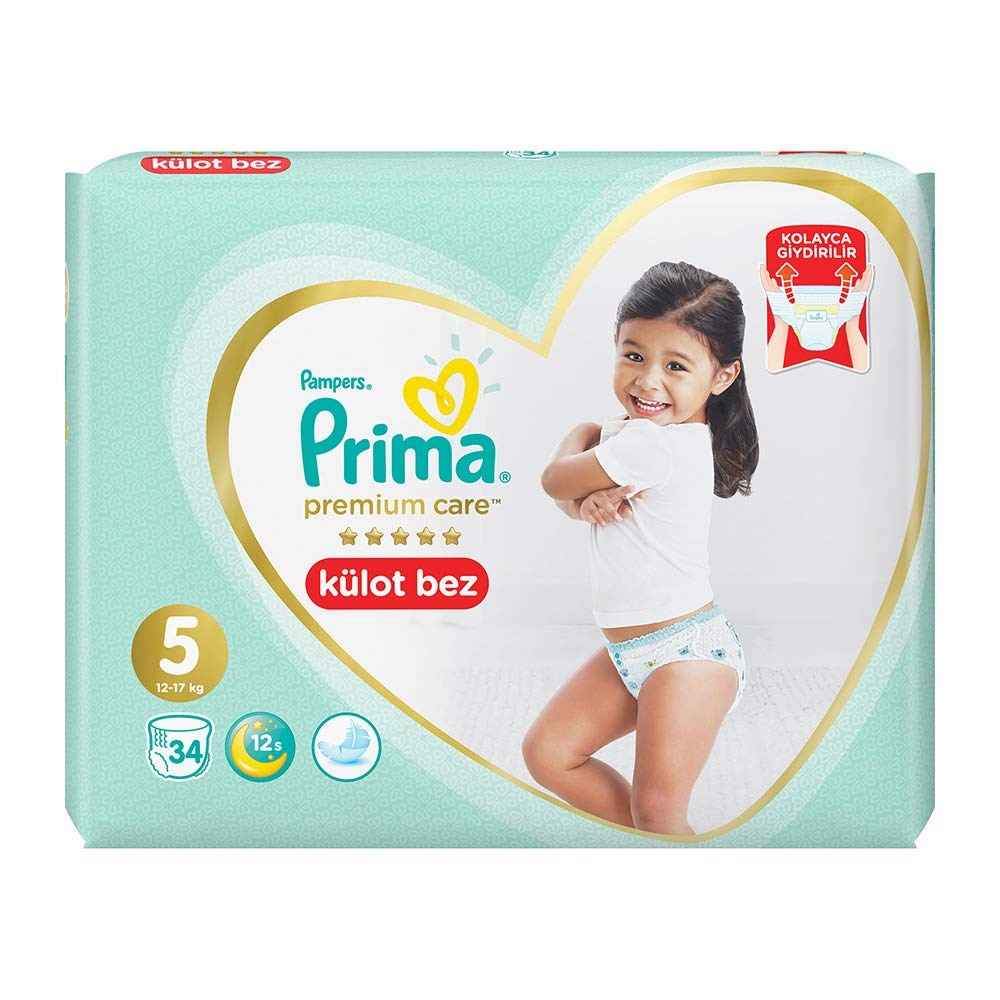 Prima Premium Care Külot Bebek Bezi 5 Beden 34 Adet 